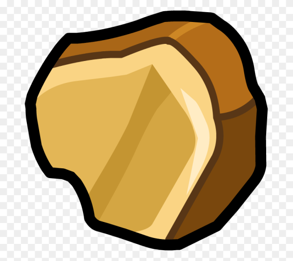 Самородок золота мультяшный