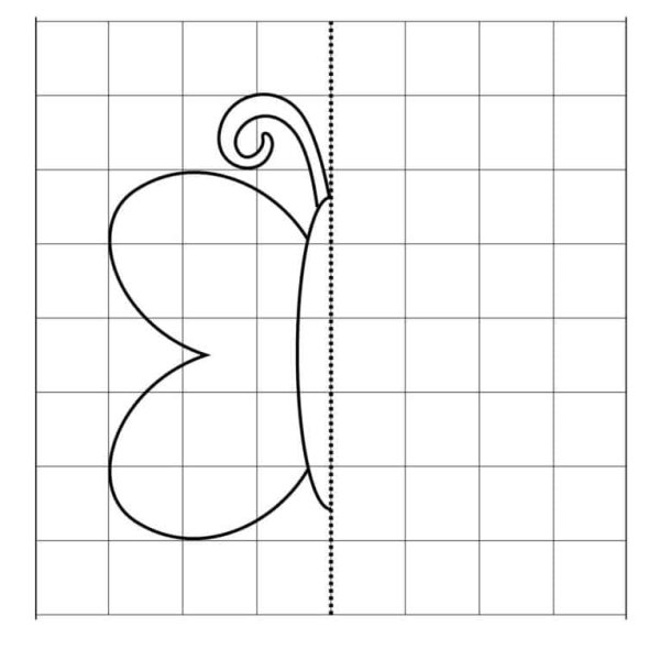 Дорисовать вторую половину рисунка