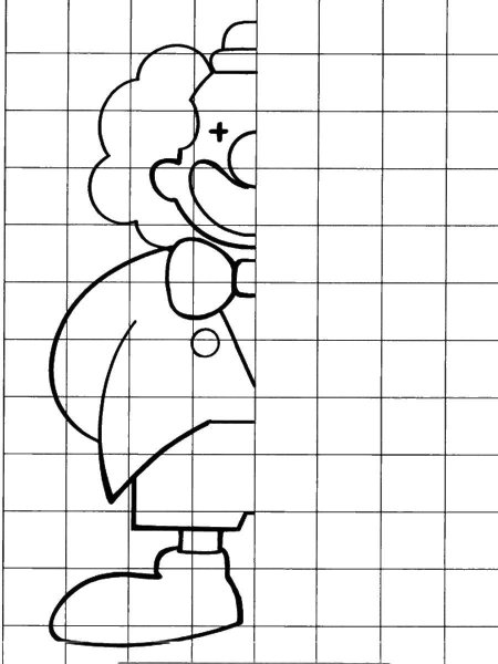 Симметричное рисование для детей