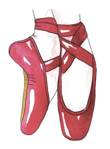 Пуанты трафарет