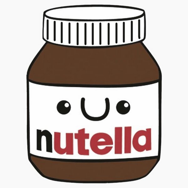 Рисунок Нутелла с лицом