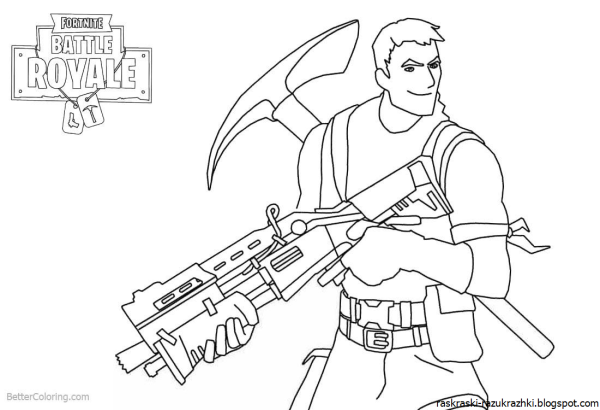 ФОРТНАЙТ для срисовки