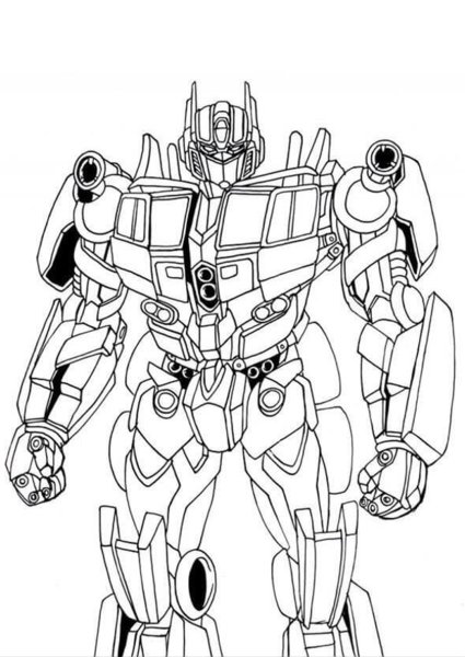Трансформеры g1 Оптимус чертёж