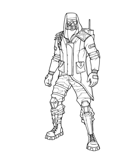 Раскраска ФОРТНАЙТ Повелитель шипов