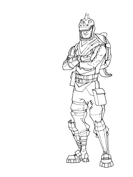 Раскраски ФОРТНАЙТ Джулс