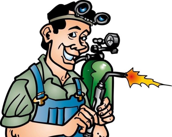 Сварщик карикатура