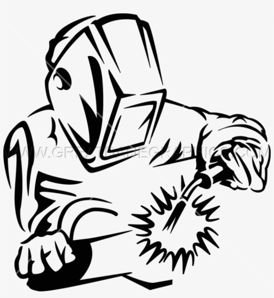 Трафарет сварщика