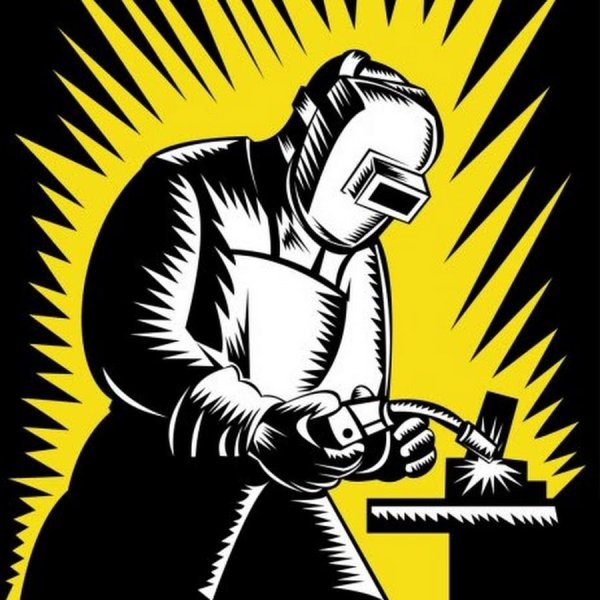 Сварщик силуэт