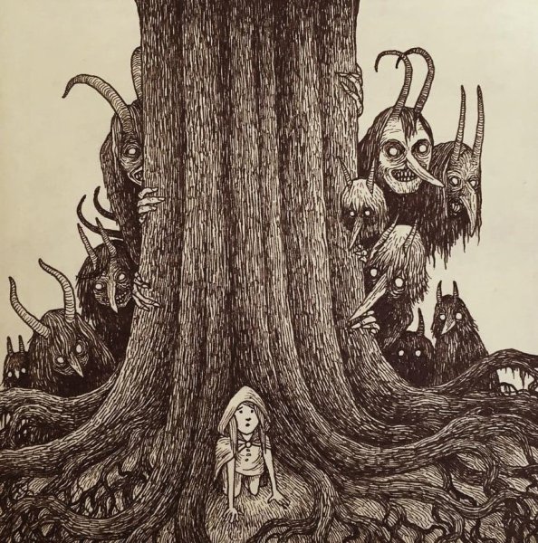 Джон Кенн монстры иллюстрации