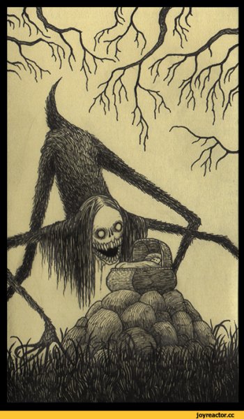 Криповые рисунки легкие