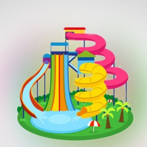 Нарисовать аквапарк