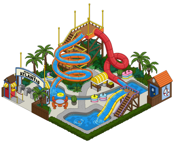 Аквапарк раскраска для детей