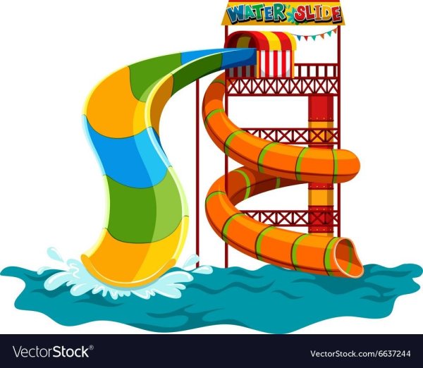 Аквапарк рисунок