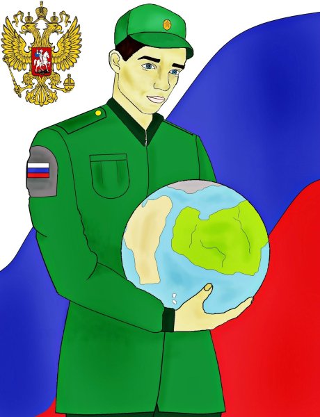 Рисунок солдату