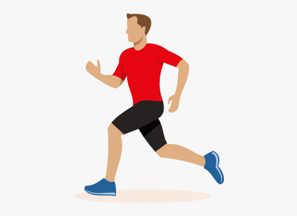 Фигура бегущего человека