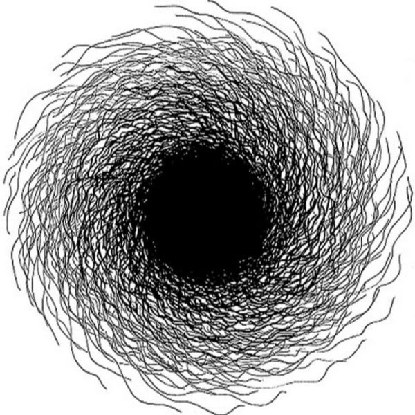 Черная дыра карандашом