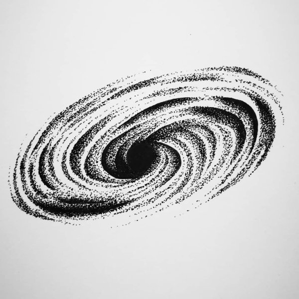 Черная дыра Графика