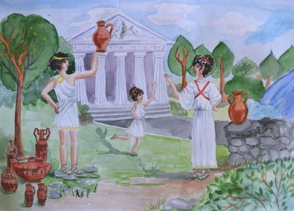 Рисунок на тему Греция