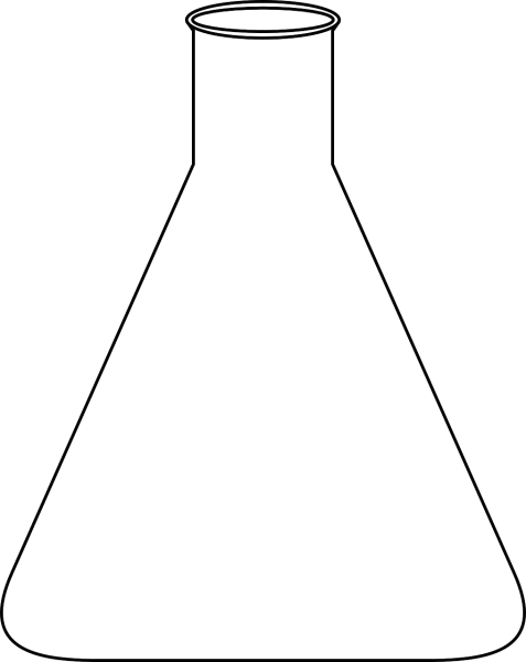 Колба Эрленмейера рисунок