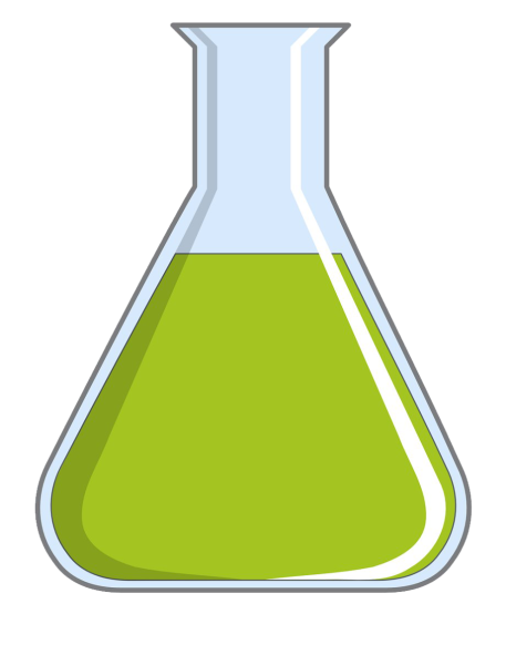Химическая колба вектор