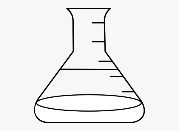 Схематичное изображение колбы