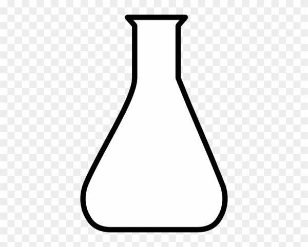 Колба вектор на белом