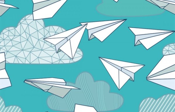 Бумажный самолетик