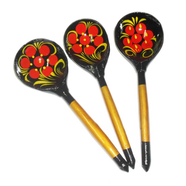 Деревянные ложки Хохлома