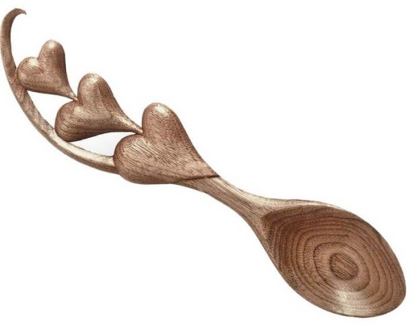 Трафарет ложки для резьбы по дереву