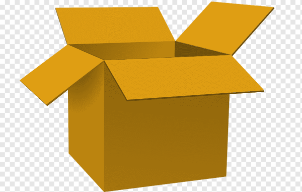 Мультяшная картонная коробка