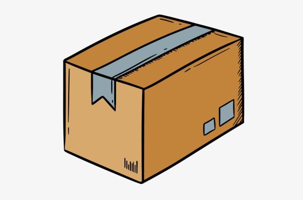 Коробка без фона