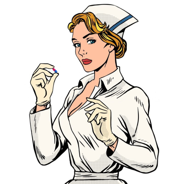 Нарисовать медсестру