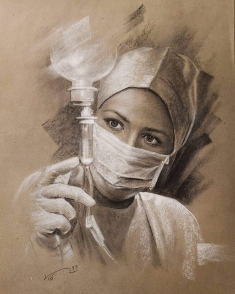 Медсестра картина