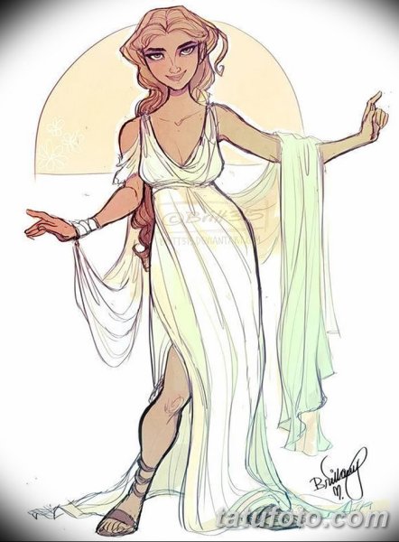 Афродита богиня древней Греции рисунок