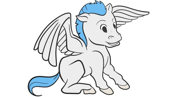 Пегас мультяшный