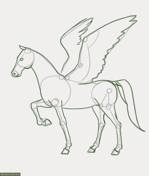 Пегас для рисования