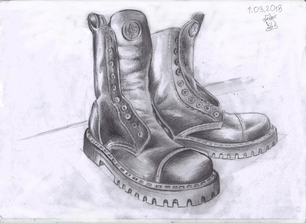 Берцы нарисованные