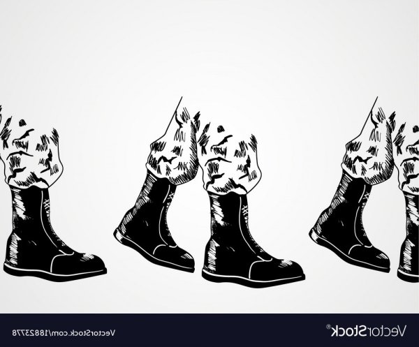 Боевые ботинки набросок