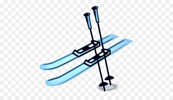 Лыжи рисунок