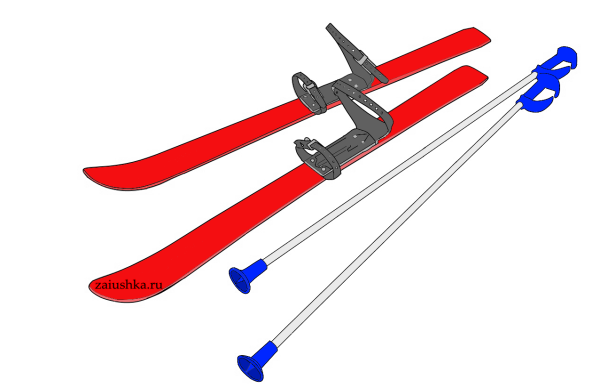 Дети на лыжах