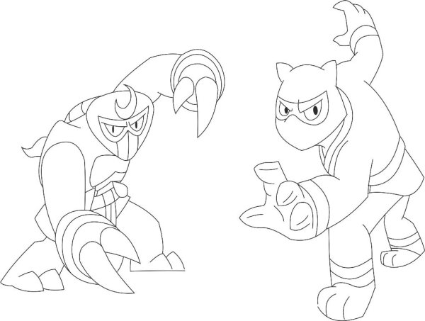 Герои гуджитсу герои гуджитсу раскраски