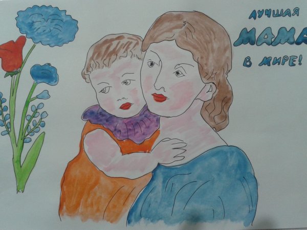 Рисунки на тему тепло маминых рук