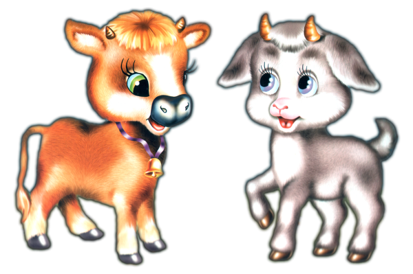 Козлёнок раскраска для детей