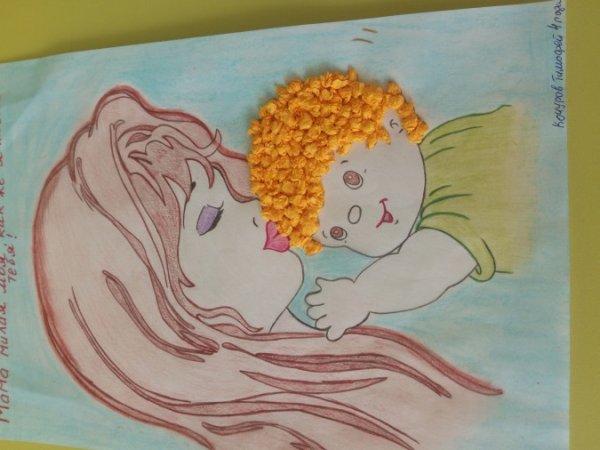 Творческие работы детей о маме