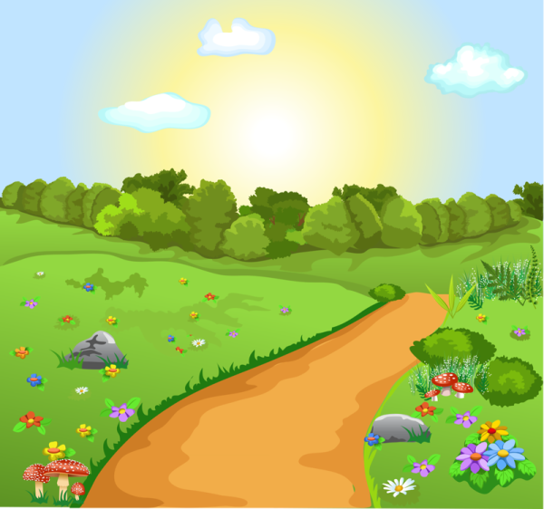 Полянка с тропинкой