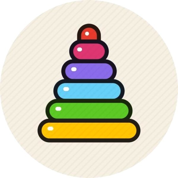 Пирамидка раскраска