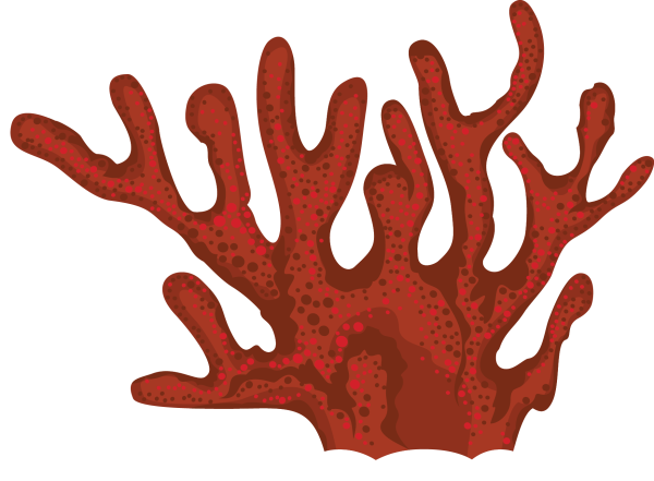 Стилизованные морские растения