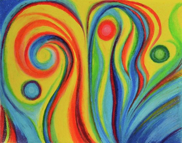 Абстрактная композиция радость