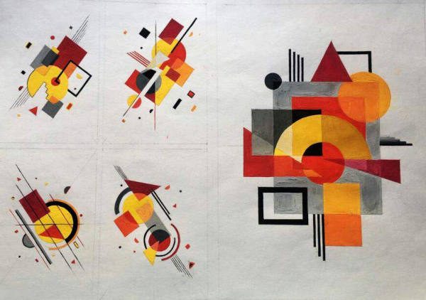 Симметрия асимметрия статика динамика композиционный центр