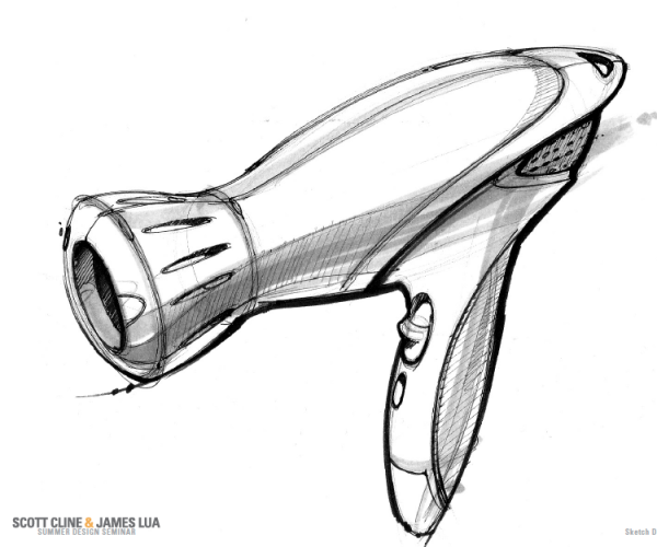 Зарисовка фена